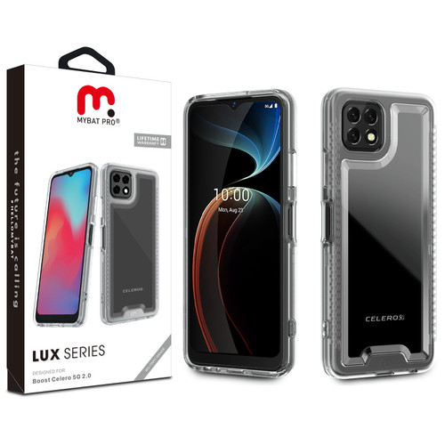 MyBat Pro Lux Series Case for Boost Celero 5G 2.0 - Clear