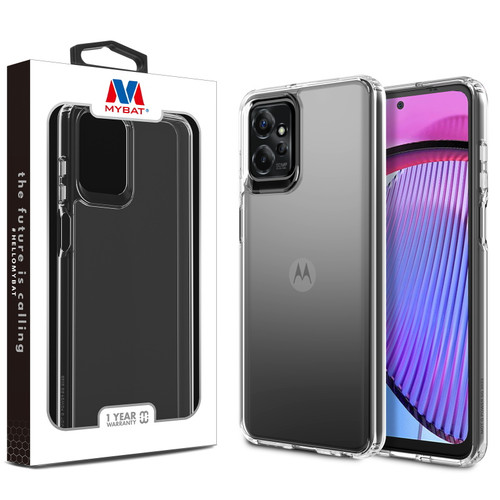 MyBat Sturdy Gummy Cover for Motorola Moto G Power 5G (2023) - Highly Transparent Clear / Transparent Clear