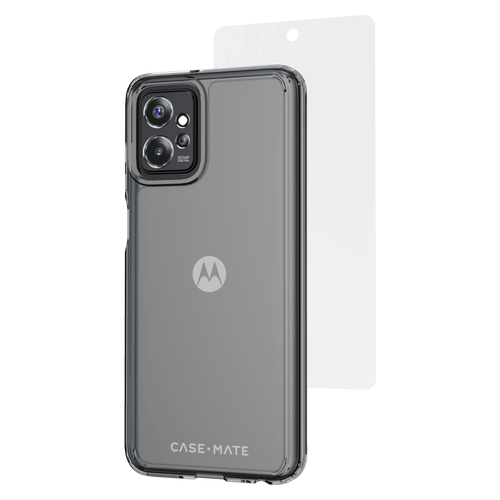 Case-mate - Protection Pack Tough Case and Glass Screen Protector for Motorola Moto G Power 5G 2023 - Clear