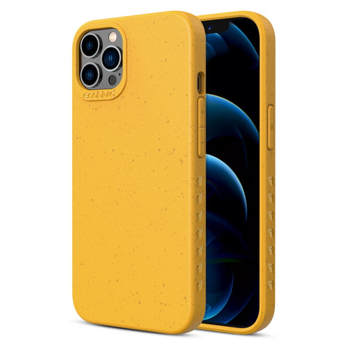 EcoBlvd Sequoia Collection Case for Apple iPhone 12 (6.1) / 12 Pro (6.1) - Illuminating Yellow (100% Compostable & Plant-Based)