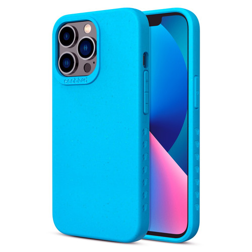 EcoBlvd Sequoia Collection Case for Apple iPhone 13 Pro (6.1) - Cascade Blue (100% Compostable & Plant-Based)