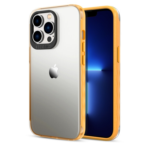 EcoBlvd Laguna Collection Case for Apple iPhone 13 Pro Max (6.7) / 12 Pro Max (6.7) - Illuminating Yellow (100% Compostable & Plant-Based)