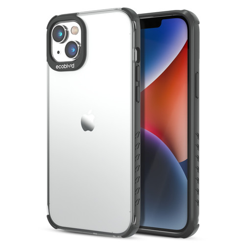 EcoBlvd Laguna Collection Case for Apple iPhone 14 Plus (6.7) - Midnight Black (100% Compostable & Plant-Based)