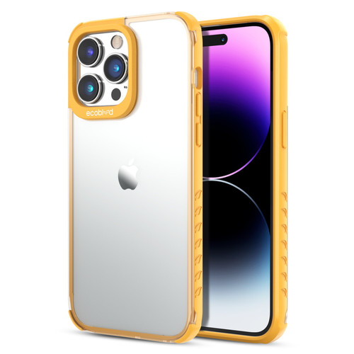 EcoBlvd Laguna Collection  Case for Apple iPhone 14 Pro (6.1) - Illuminating Yellow (100% Compostable & Plant-Based)