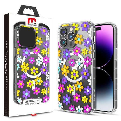 MyBat Pro Mood Series MagSafe Case for Apple iPhone 14 Pro Max (6.7) - Multi Color Daisy MyBat Pro Mood Series MagSafe Case for Apple iPhone 14 Pro Max (6.7) - Multi Color Daisy