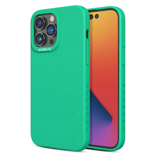 EcoBlvd Sequoia Collection Case for Apple iPhone 14 Pro Max (6.7) - Foliage Green (100% Compostable & Plant-Based)