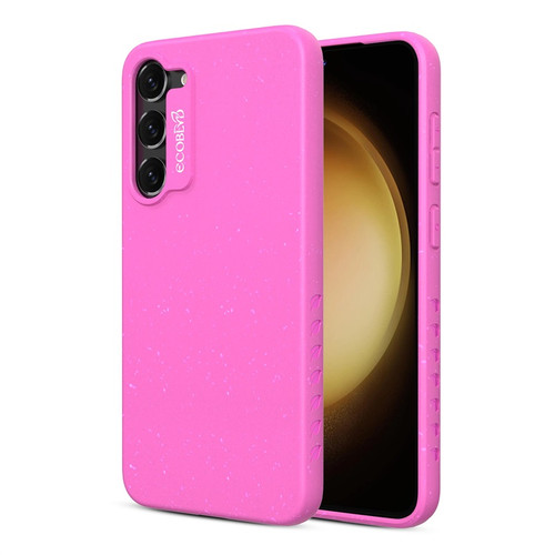 EcoBlvd Sequoia Collection Case for Samsung Galaxy S23 - Wildflower Pink (100% Compostable & Plant-Based)