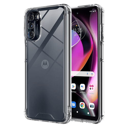 Louis Vuitton Neon Motorola Moto G 5G (2022) Clear Case
