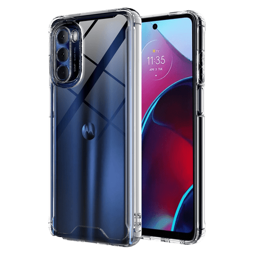 REY Cover In Gel TPU Trasparente Per Motorola Moto G 5G / One 5G Ace - Custodia Morbida Ultra Sottile 0,33 Mm
