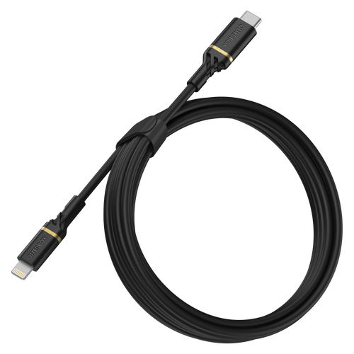 Otterbox - Fast Charge USB C To Apple Lightning Cable 2m - Black Shimmer