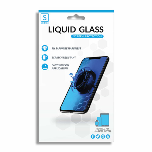 ZIZO Simple Universal Liquid Glass Screen Protector - Clear