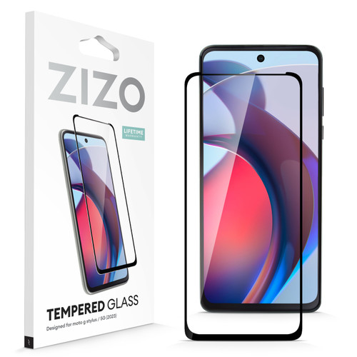 ZIZO TEMPERED GLASS Screen Protector for Moto G Stylus 5G (2023) - Black