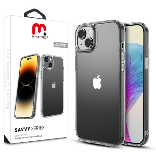 MyBat Pro Savvy Series Case for Apple iPhone 15 Plus - Crystal Clear