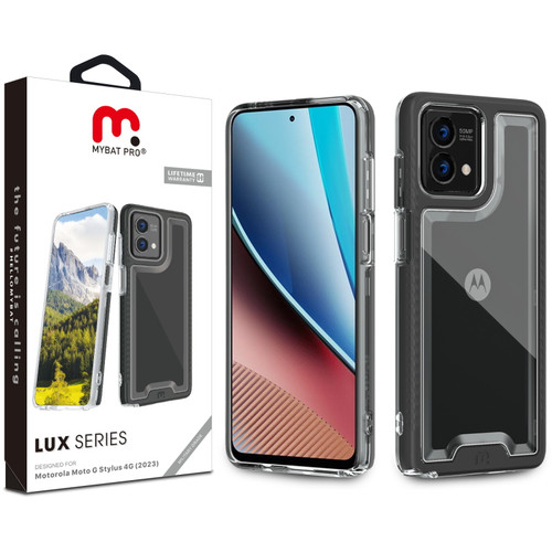 MyBat Pro Lux Series Case for Motorola Moto G Stylus 4G (2023) - Black