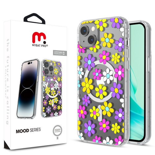MyBat Pro Mood Series MagSafe Case for Apple iPhone 15 (6.1) - Multi Color Daisy