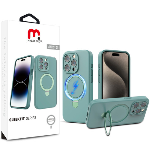 MyBat Pro SleekFit Series w/ MagSafe Case for Apple iPhone 15 Pro - Green