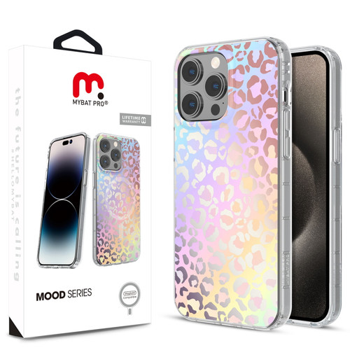 MyBat Pro Mood Series MagSafe Case for Apple iPhone 15 Pro - Holographic Leopard