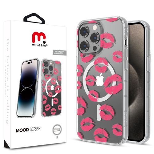 MyBat Pro Mood Series MagSafe Case for Apple iPhone 15 Pro Max - Kisses MyBat Pro Mood Series MagSafe Case for Apple iPhone 15 Pro Max - Kisses