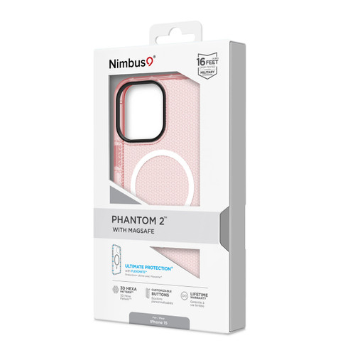 Nimbus9 Phantom iPhone 15 Plus MagSafe Case Flamingo N9PMS