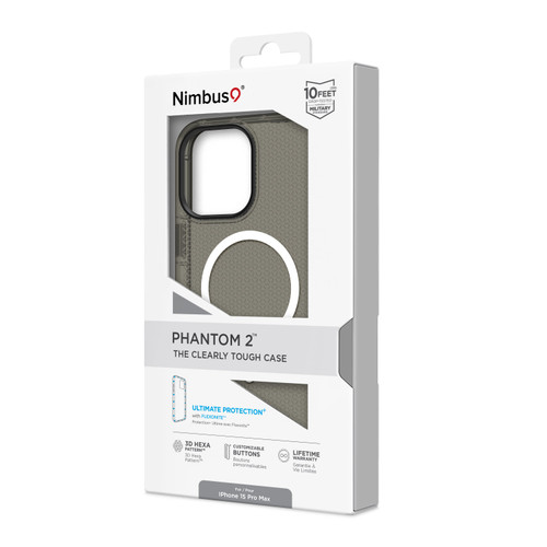 Nimbus9 Phantom iPhone 15 Pro Max MagSafe Case Carbon N9PMS