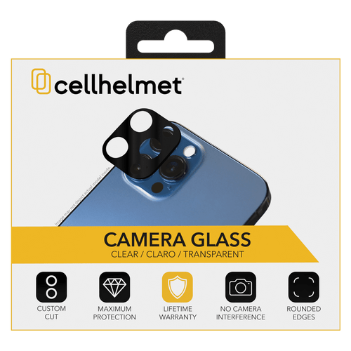 Cellhelmet - Tempered Glass Camera Screen Protector for Apple iPhone 15 Pro / iPhone 15 Pro Max - Clear