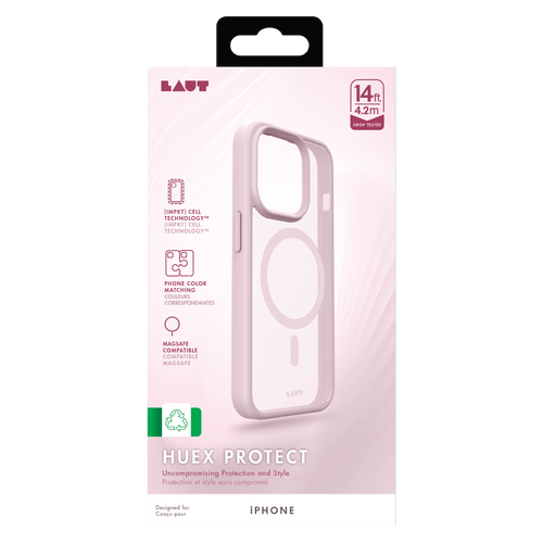Laut - Huex Protect Magsafe Case For Apple Iphone 15 / Iphone 14 / Iphone  13 - Pink L_IP23A_HPT_P