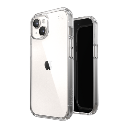 Speck - Presidio Perfect Clear Case for Apple iPhone 15 / iPhone 14 / iPhone 13 - Clear