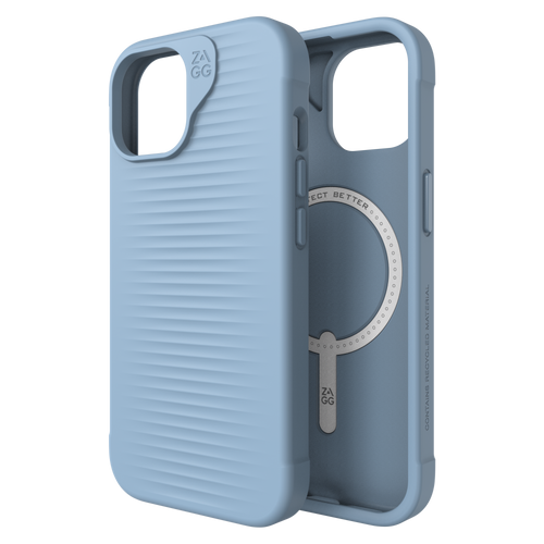 Zagg - Luxe Snap Magsafe Case for Apple iPhone 15 / iPhone 14 / iPhone 13 - Blue