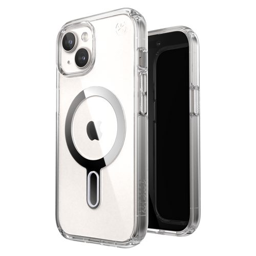 Speck - Presidio Perfect Clear Magsafe Case for Apple iPhone 15 / iPhone 14 / iPhone 13 - Clear