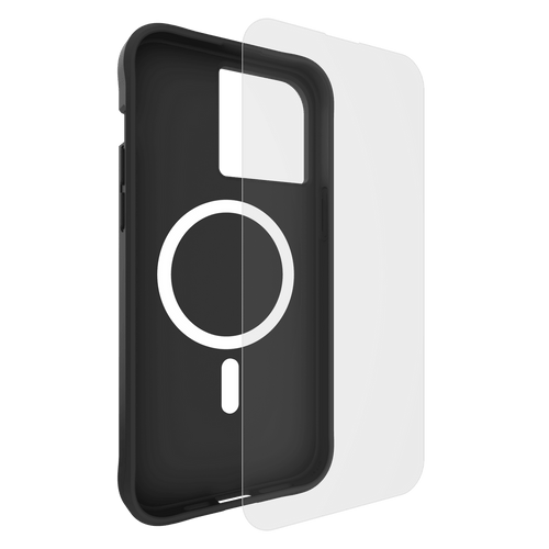 Case-mate - Protection Pack Tough Case and Glass Screen Protector for Apple iPhone 15 Plus - Black