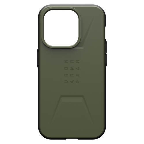 Urban Armor Gear UAG - Civilian Magsafe Case for Apple iPhone 15 Pro - Olive Drab