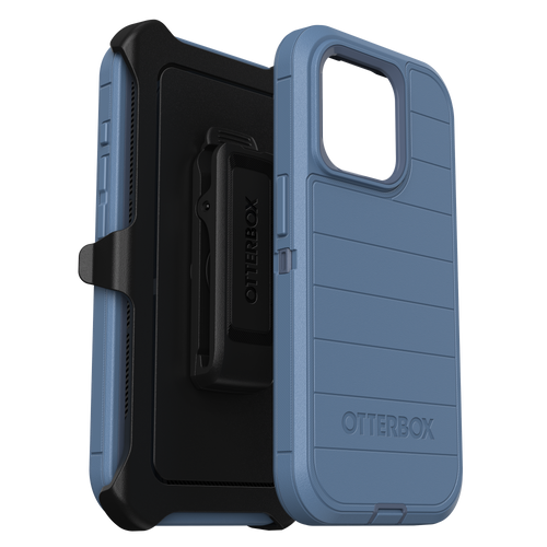 Otterbox - Defender Pro Case for Apple iPhone 15 Pro - Baby Blue Jeans