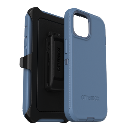 Otterbox - Defender Case for Apple iPhone 15  / iPhone 14 / iPhone 13 - Baby Blue Jeans