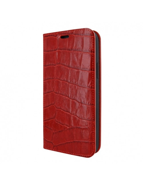 Piel Frama 947 Red Crocodile FramaSlim Leather Case for iPhone 15