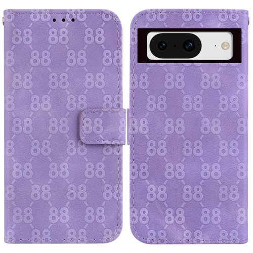 Google Cases - Pixel 8 Cases Embossed Leather Purple