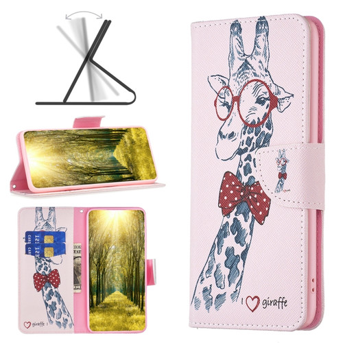 Google Pixel 8 Pro Colored Drawing Pattern Leather Phone Case - Deer