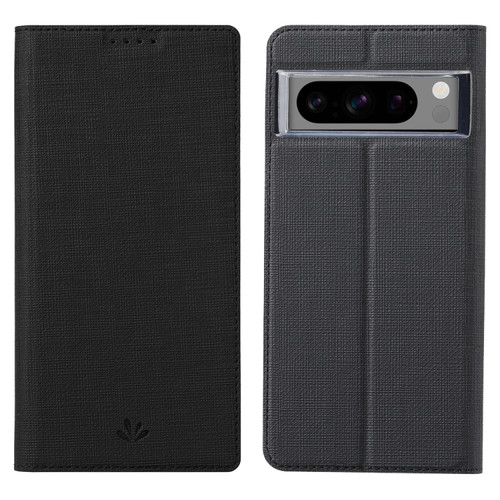 Google Pixel 8 Pro ViLi DMX Series TPU + PU Leather Magnetic Phone Case - Black