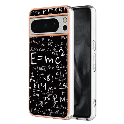 Google Pixel 8 Pro Electroplating Dual-side IMD Phone Case - Equation