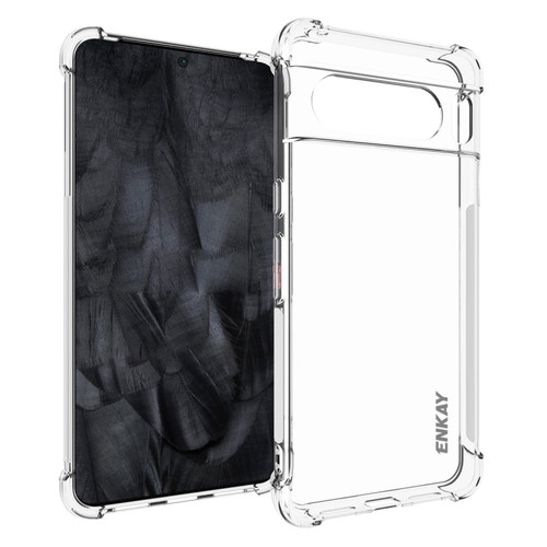 Google Pixel 8 Pro ENKAY Clear TPU Shockproof Anti-slip Phone Case