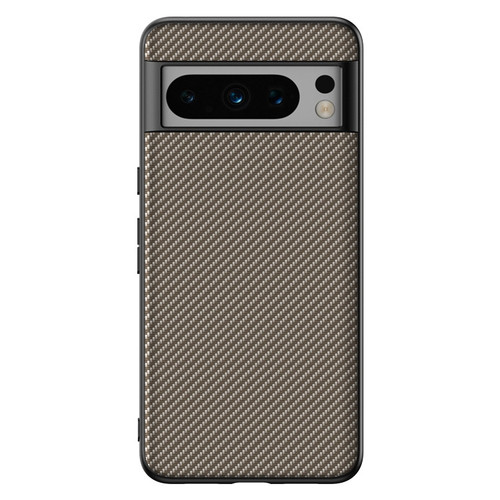 Google Pixel 8 Pro Ultra-thin Carbon Fiber Texture Printing Phone Case - Gold