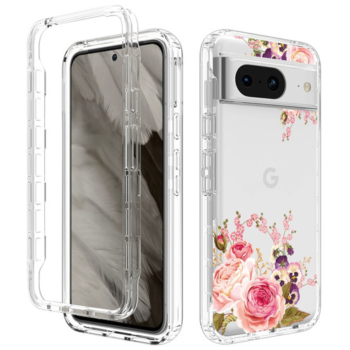Google Cases - Pixel 8 Cases Transparent Pink Rose Transparent