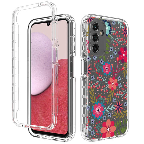 Samsung Galaxy A14 5G / 4G Transparent Painted Phone Case - Small Floral