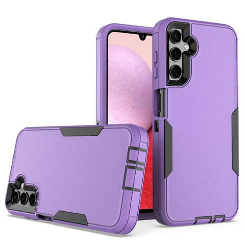 Samsung Galaxy A14 5G 2 in 1 Magnetic PC + TPU Phone Case - Purple+Black