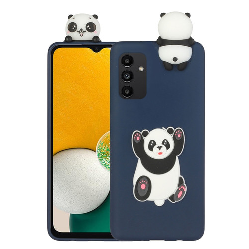 Samsung Galaxy A14 5G 3D Lying Cartoon TPU Shockproof Phone Case - Panda