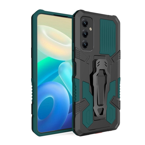 Samsung Galaxy A14 5G Armor Warrior Shockproof PC + TPU Phone Case - Army Green