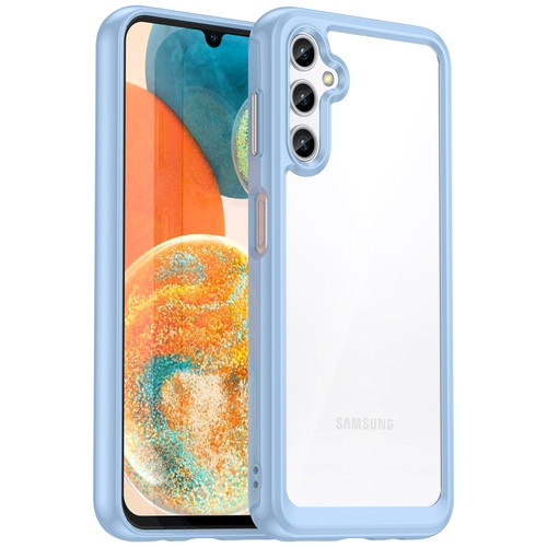 Samsung Galaxy A14 5G Colorful Series Acrylic + TPU Phone Case - Blue