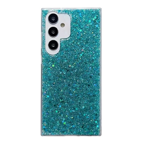 Samsung Galaxy A14 5G Glitter Sequins Epoxy TPU Phone Case - Green