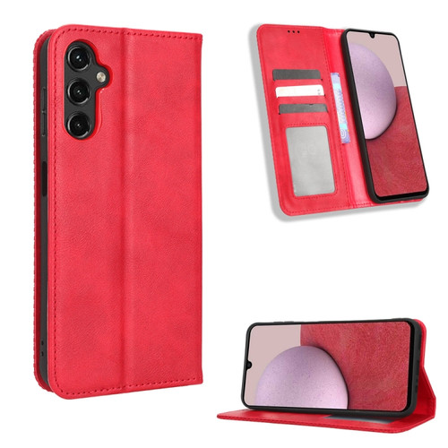 ブループリント Samsung Cases - Galaxy A14 5G Cases Leather Magnetic Texture
