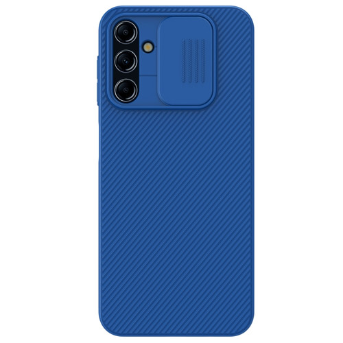 Samsung Galaxy A14 5G NILLKIN Black Mirror Series Camshield PC Phone Case - Blue