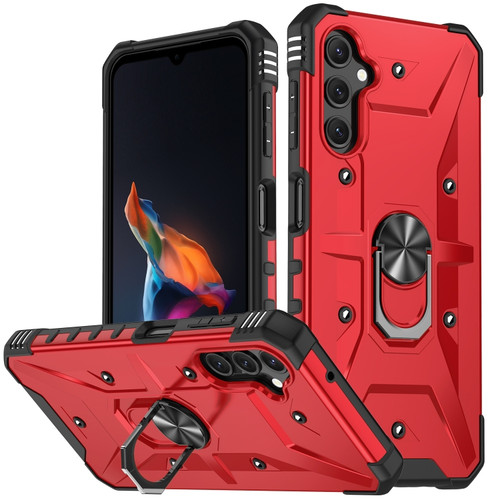 Samsung Galaxy A14 5G Ring Holder Phone Case - Red